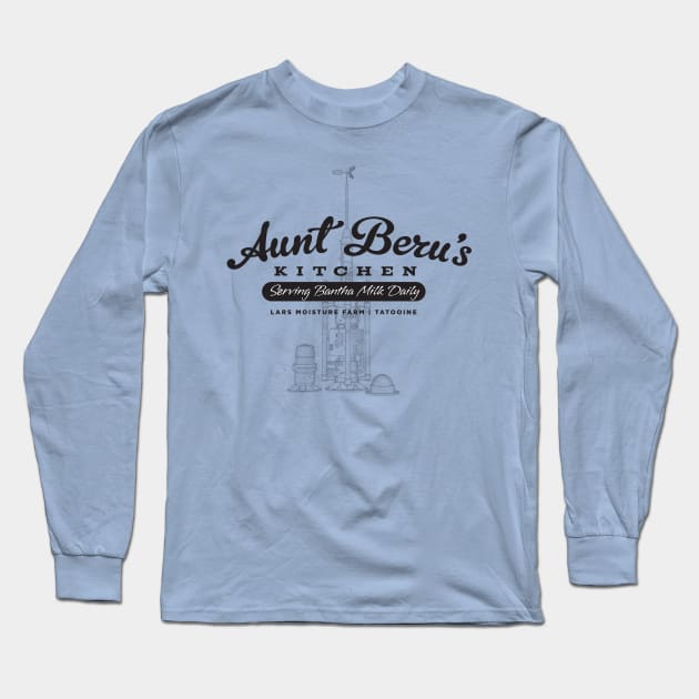 Aunt Beru's Kitchen Long Sleeve T-Shirt by MindsparkCreative